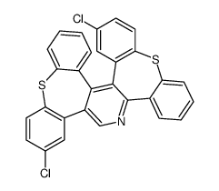 2,11-Dichlorobisdibenzo(2,3:6,7)thiepino(4,5-b:4',5'-d)pyridine Structure