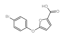 5-(4-Bromophenoxy)-2-furoic acid structure