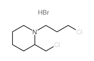 Piperidine, 2-(chloromethyl)-1-(3-chloropropyl)-, hydrobromide, (.+-.)结构式