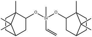 [Methylbis[(1,7,7-trimethylbicyclo[2.2.1]heptan-2-yl)oxy]silyl]ethene结构式