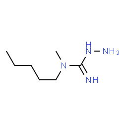 Hydrazinecarboximidamide, N-methyl-N-pentyl- (9CI)结构式