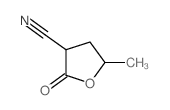 5-methyl-2-oxo-oxolane-3-carbonitrile结构式
