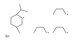 tributyl-[(1R,2S,5R)-5-methyl-2-propan-2-ylcyclohexyl]stannane Structure