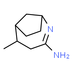 2-Azabicyclo[4.2.1]non-2-en-3-amine,5-methyl-,exo-(9CI)结构式