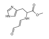 methyl (3-oxoprop-1-en-1-yl)histidinate Structure