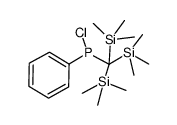 chloro(phenyl)(tris(trimethylsilyl)methyl)phosphane结构式