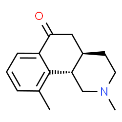 Benz[h]isoquinolin-6(2H)-one, 1,3,4,4a,5,10b-hexahydro-2,10-dimethyl-, (4aR,10bS)-rel- (9CI)结构式