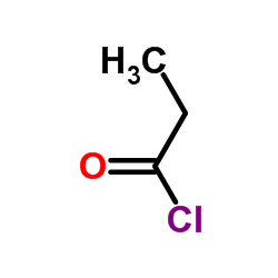 Propanoyl chloride structure