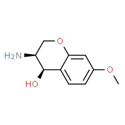 2H-1-Benzopyran-4-ol,3-amino-3,4-dihydro-7-methoxy-,cis-(9CI) picture