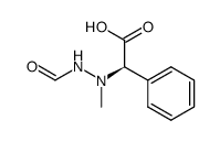 (R)-(N'-Formyl-N-methyl-hydrazino)-phenyl-acetic acid Structure