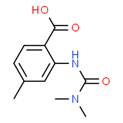 p-Toluic acid, 2-(3,3-dimethylureido)- (8CI) structure