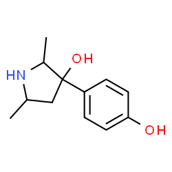 3-Pyrrolidinol,3-(4-hydroxyphenyl)-2,5-dimethyl-(9CI)结构式