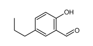 2-hydroxy-5-propylbenzaldehyde Structure