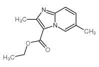 Ethyl 2,6-dimethylimidazo[1,2-a]pyridine-3-carboxylate structure