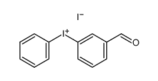 (3-formylphenyl)(phenyl)iodonium iodide Structure