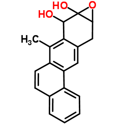 7-Methyl-9a,10-dihydrotetrapheno[10,9-b]oxirene-8,8a(8H)-diol结构式
