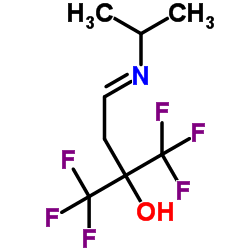 1,1,1-TRIFLUORO-4-ISOPROPYLIMINO-2-(TRIFLUOROMETHYL)BUTANE-2-OL structure