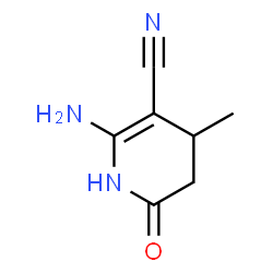 3-Pyridinecarbonitrile,2-amino-1,4,5,6-tetrahydro-4-methyl-6-oxo-结构式