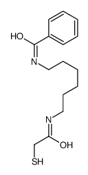 N-[6-[(2-sulfanylacetyl)amino]hexyl]benzamide结构式