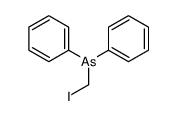iodomethyl(diphenyl)arsane Structure