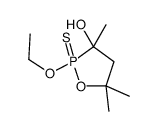 2-ethoxy-3,5,5-trimethyl-2-sulfanylidene-1,2λ5-oxaphospholan-3-ol Structure