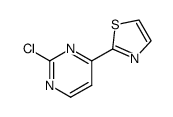 2-chloro-4-(1,3-thiazol-2-yl)pyrimidine Structure