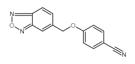 4-(2,1,3-benzoxadiazol-5-ylmethoxy)benzonitrile Structure