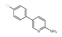 2-Pyridinamine, 5-(4-chlorophenyl)- structure