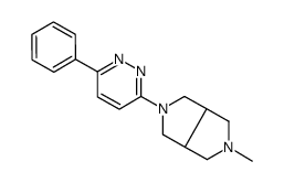2-METHYL-5-(6-PHENYLPYRIDAZIN-3-YL)OCTAHYDROPYRROLO[3,4-C]PYRROLE Structure