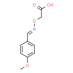 ([[(1E)-(4-METHOXYPHENYL)METHYLENE]AMINO]OXY)ACETIC ACID结构式