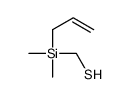 [dimethyl(prop-2-enyl)silyl]methanethiol结构式