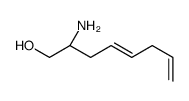(2R)-2-aminoocta-4,7-dien-1-ol结构式