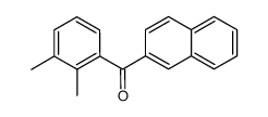 (2,3-dimethyl-phenyl)-[2]naphthyl ketone结构式