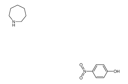 4-nitrophenol compound with azepane (1:1) Structure