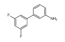 3',5'-Difluoro-biphenyl-3-amine结构式