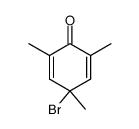 4-bromo-2,4,6-trimethylcyclohexa-2,5-dienone Structure