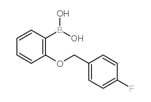 2-(4-Fluorobenzyloxy)phenylboronic acid Structure