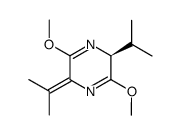 (3S)-3,6-Dihydro-3-isopropyl-6-isopropyliden-2,5-dimethoxypyrazin Structure