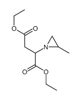 diethyl 2-(2-methylaziridin-1-yl)butanedioate Structure