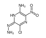 5-chloro-6-hydrazinyl-3-nitropyrazin-2-amine结构式