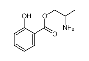 2-aminopropyl 2-hydroxybenzoate Structure