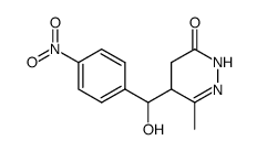 5-(hydroxy(4-nitrophenyl)methyl)-6-methyl-4,5-dihydropyridazin-3(2H)-one Structure