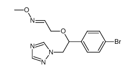 1-(4-bromophenyl)-1-(2-methoximino-ethoxy)-2-(1,2,4-triazol-1-yl)-ethane Structure