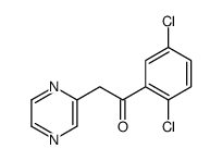 1-(2,5-dichlorophenyl)-2-pyrazin-2-ylethanone Structure