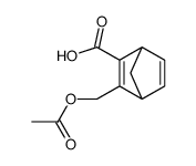 2-(acetyloxymethyl)bicyclo[2.2.1]hepta-2,5-diene-3-carboxylic acid结构式