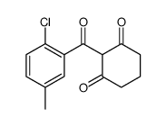 2-(2-chloro-5-methylbenzoyl)cyclohexane-1,3-dione结构式
