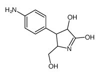 4-(4-aminophenyl)-3-hydroxy-5-(hydroxymethyl)pyrrolidin-2-one结构式