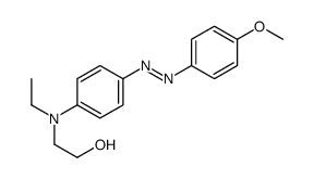2-[N-ethyl-4-[(4-methoxyphenyl)diazenyl]anilino]ethanol结构式