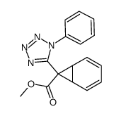 7-methoxycarbonyl-7-(1-phenyltetrazol-5-yl)norcaradiene结构式