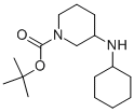 1-BOC-3-CYCLOHEXYLAMINO-PIPERIDINE structure